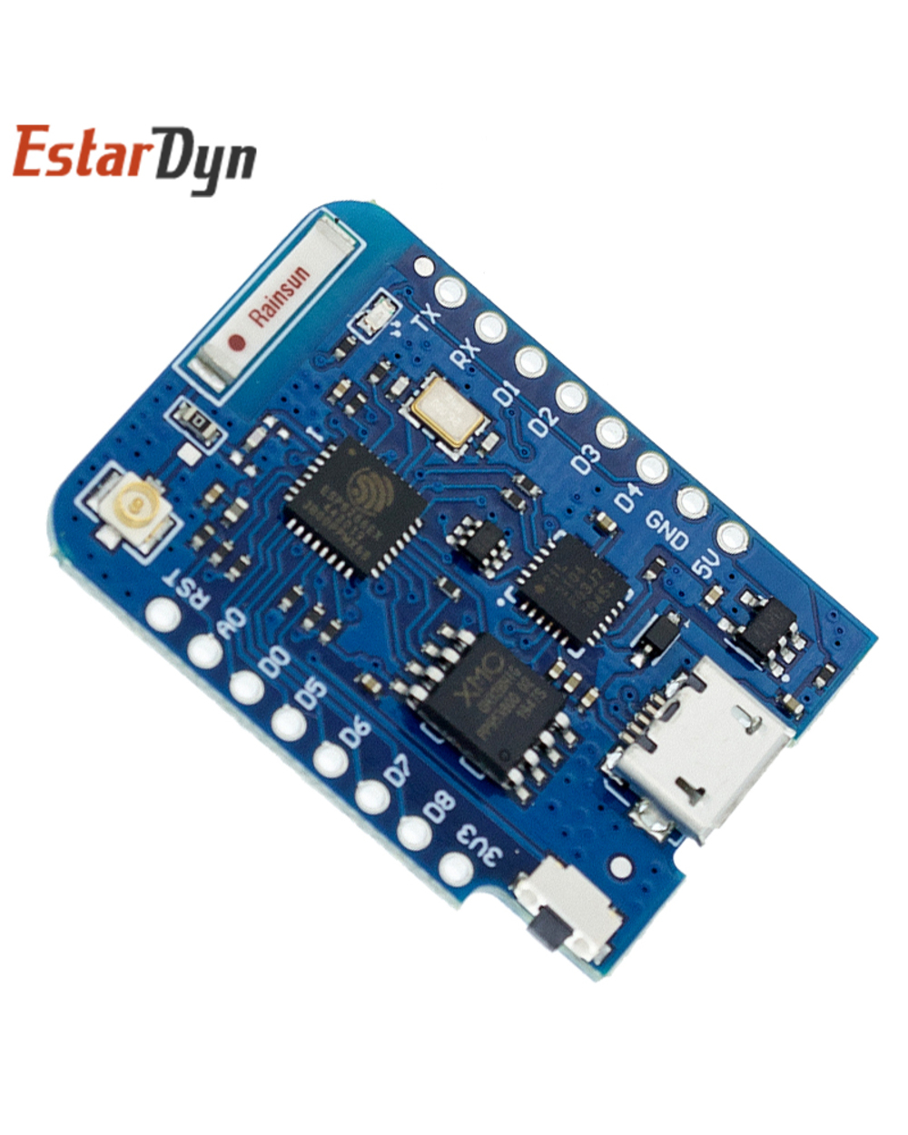 Wemos D1 Mini Pro 4M 16M Bytes External Antenna Connector Nodemcu Based Esp8266 Esp-8266Ex Cp2104 Wifi Development Boar front-5