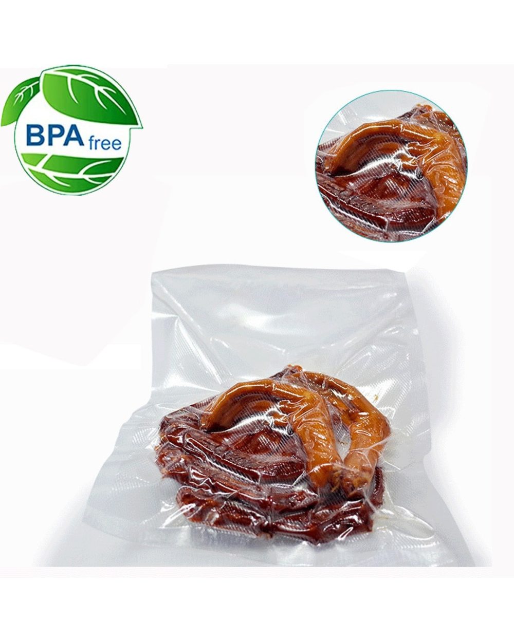 Kitchen Food Vacuum Bag Storage Bags For Vacuum Sealer Vacuum Packaging Rolls 12/15/20/25/28Cm front-4