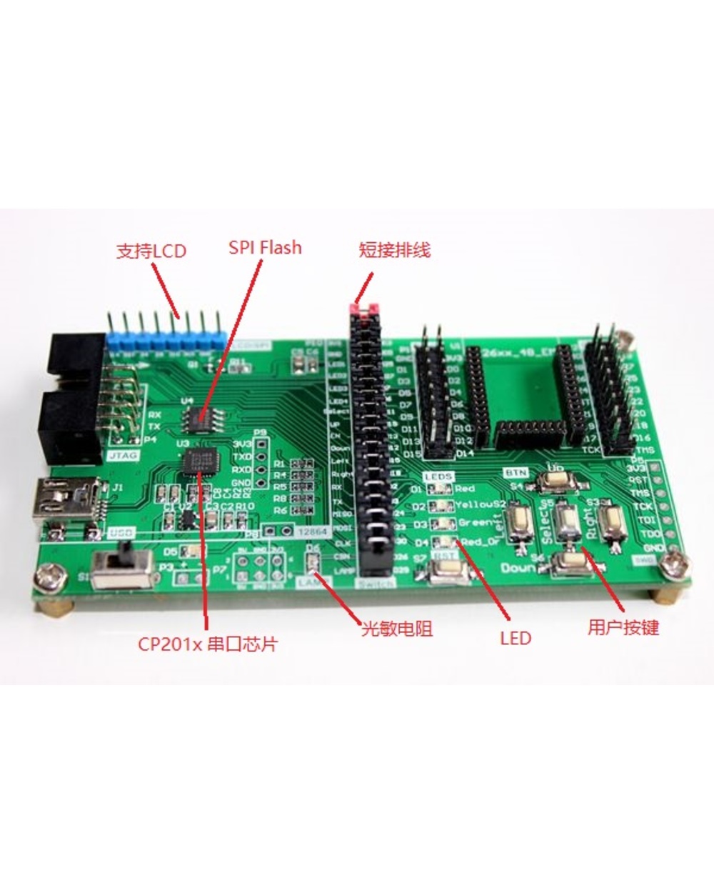 Cc2650 Board Zigbee Cc2650em (With Liquid Crystal) front-1