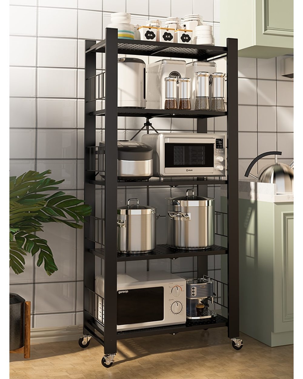 No installation Foldable Rack storage front-1
