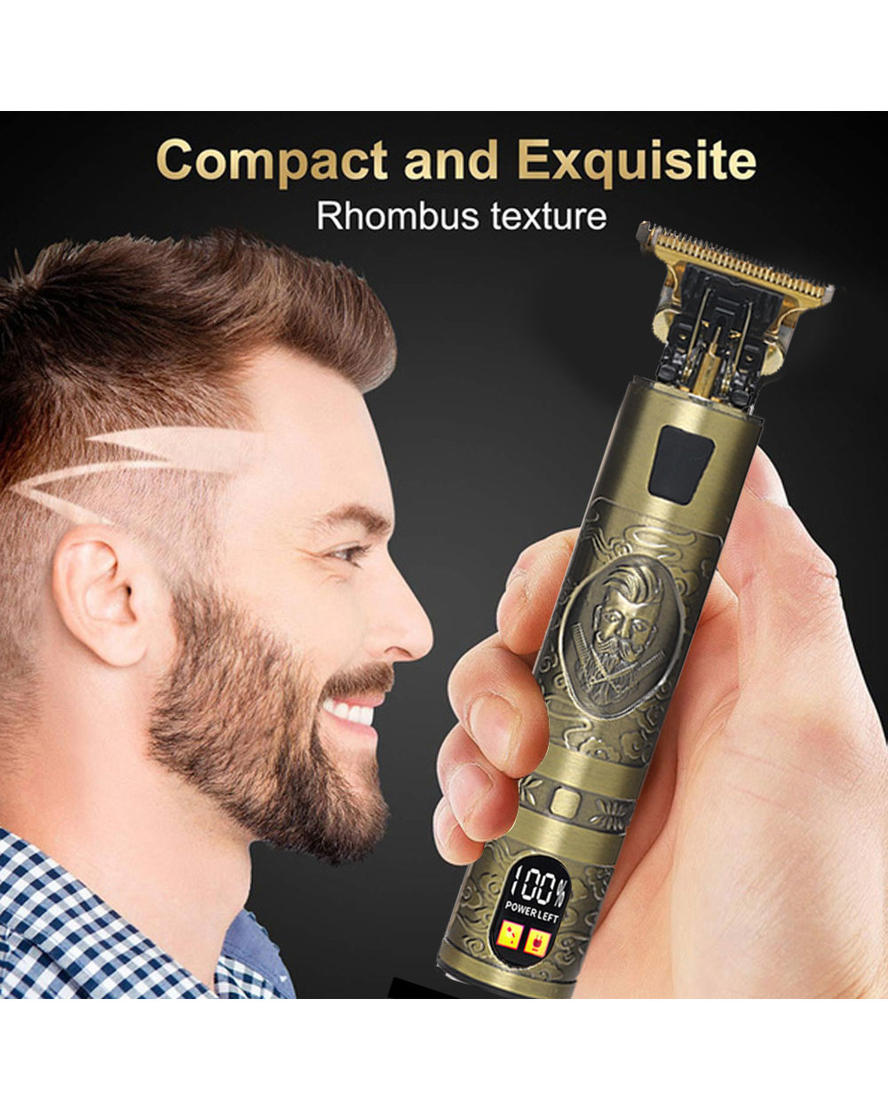 Cordless Beard and Hair Trimmer front-1