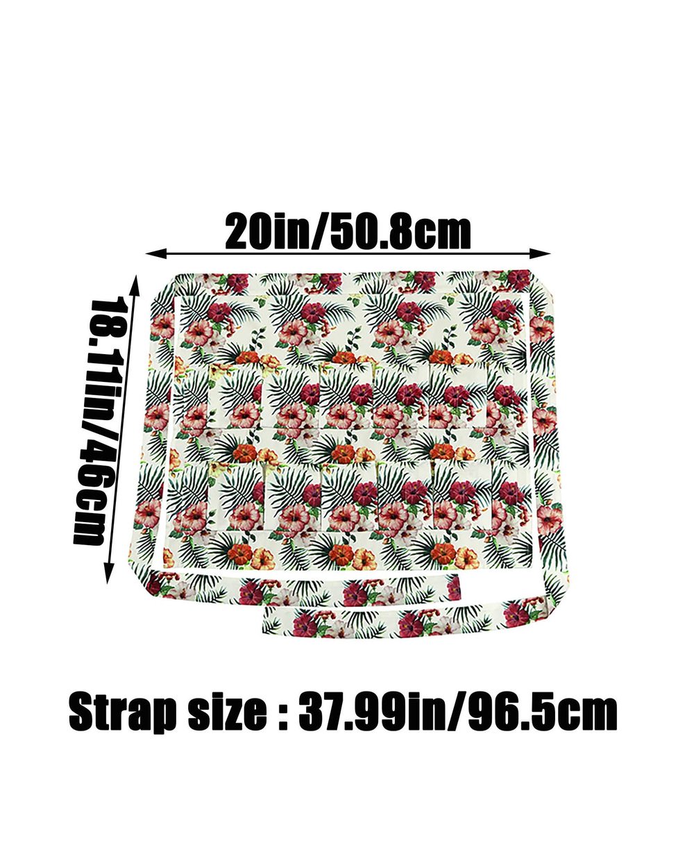 Kitchen Farm Bird Print Two-row Eggs Collecting Apron Durable Eggs Gathering Apron 12 Deep Pockets Hold Chicken eggs front-3