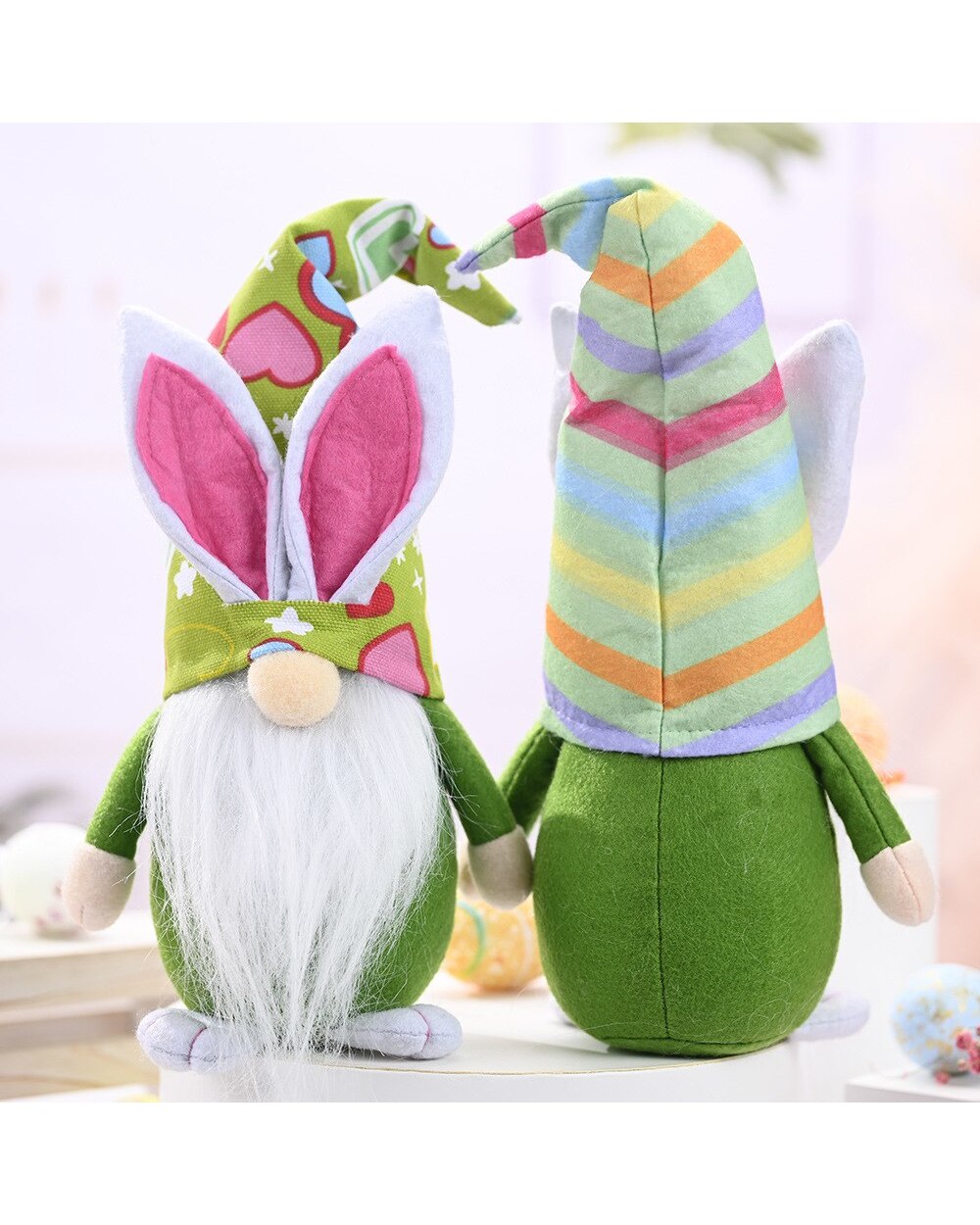 New Fashion Christmas Easter Cute Bunny Doll Tulip Rudolph Doll Decoration For Home Gifts Ornaments Party Supplies front-2