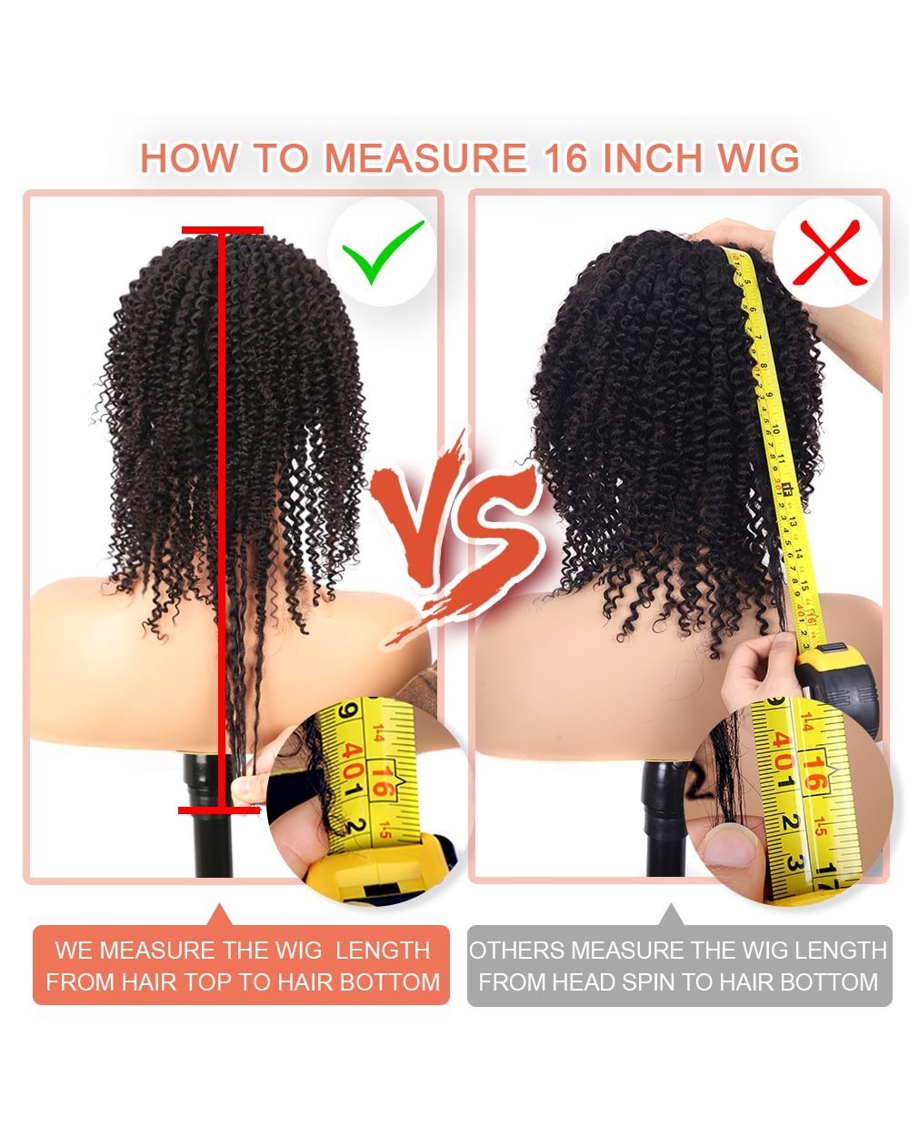 Afro Kinky Curly Silk Headband Wigs Human Hair for Black Women Brazilian Half Wigs for Black Women front-4