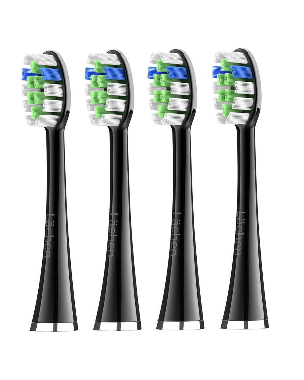 4 Pieces/Set Replacement Brush Heads For Sonicool 051B/071B/Lachent5/T7/T8/H9 Electric Toothbrush Heads Clean Mix Brush front-2