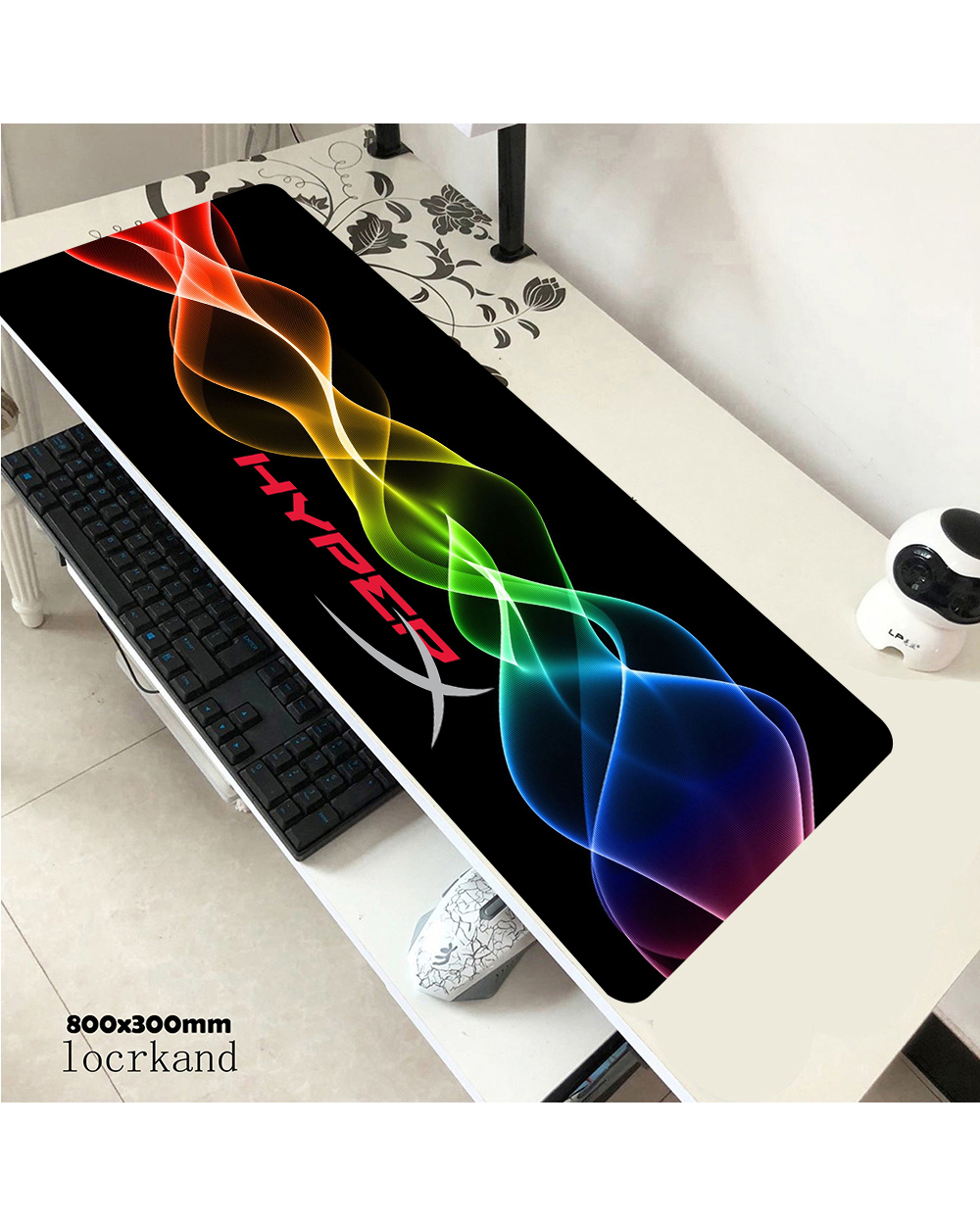 Mouse Pad Hyperx Large Gamer Xxl Keyboard Desk Mouse Mat 800X300mm Carpet Rubber Tapis Souris Gaming Notbook For Csgo M front-3