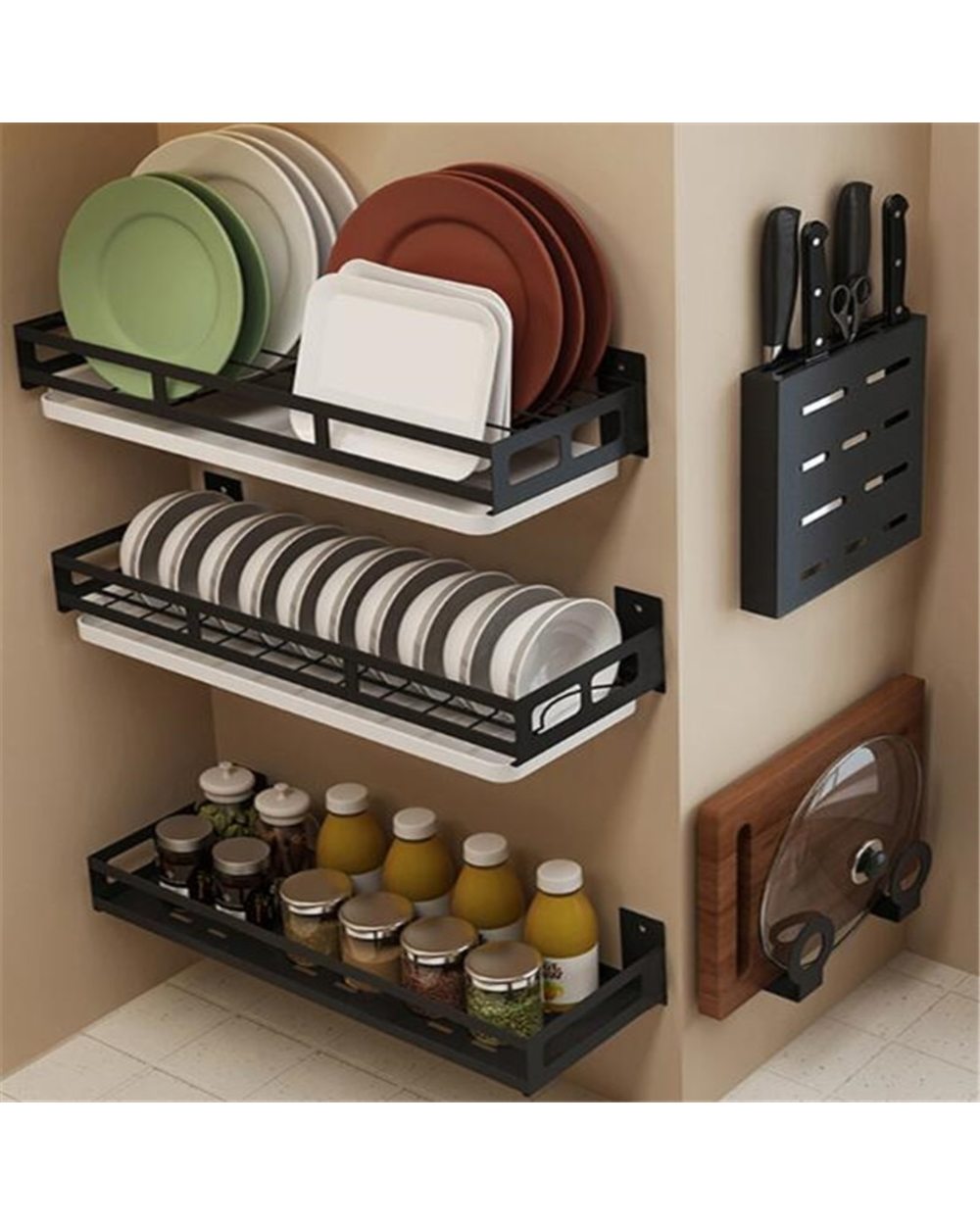 Kitchen Organizer And Storage Rack Corner Shelf front-0