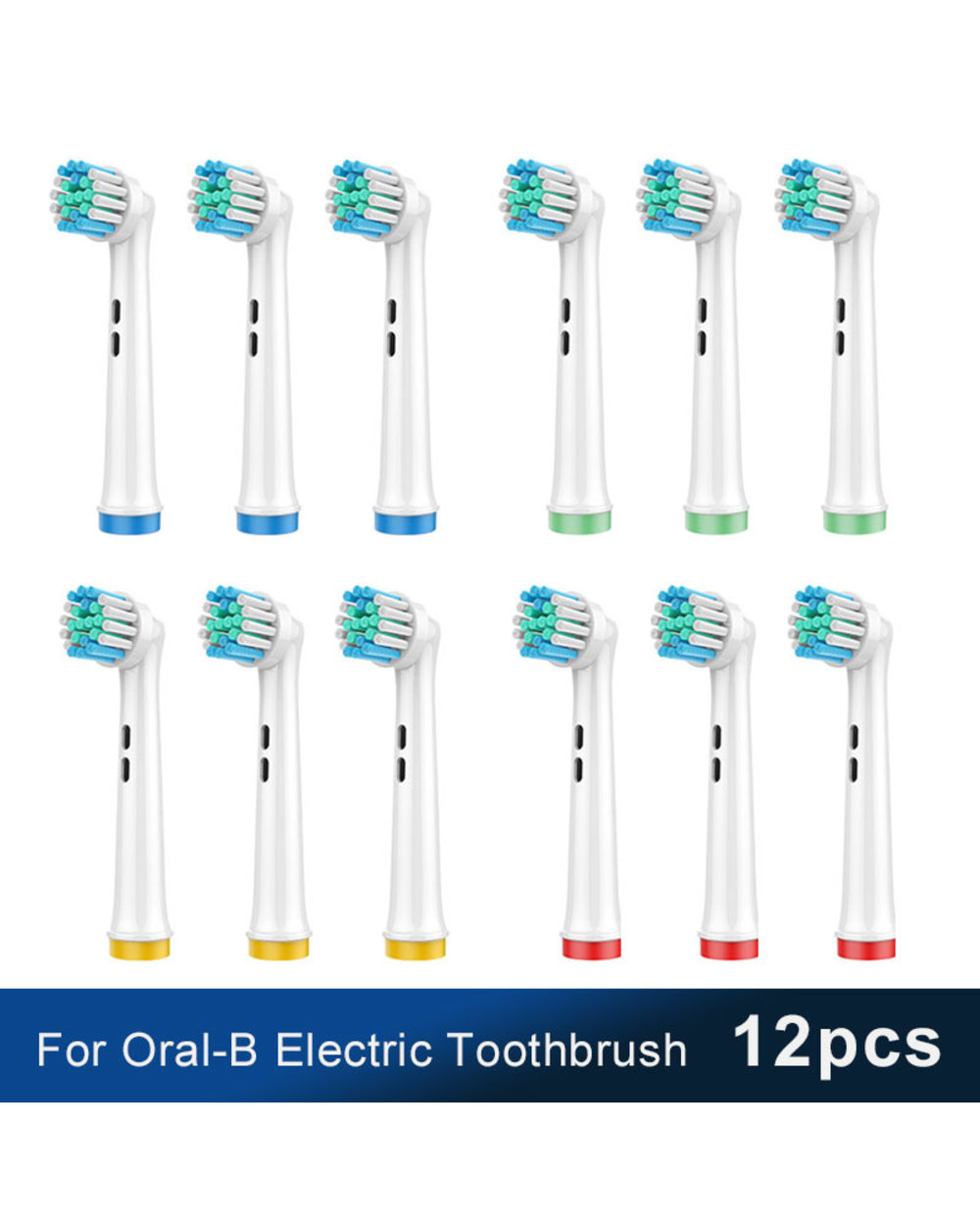 For Oral-B Electric Toothbrush Fit Advance Power/Pro Health/Triumph/3D Excel/Vitality Precision Clean Replacement Brush front-3