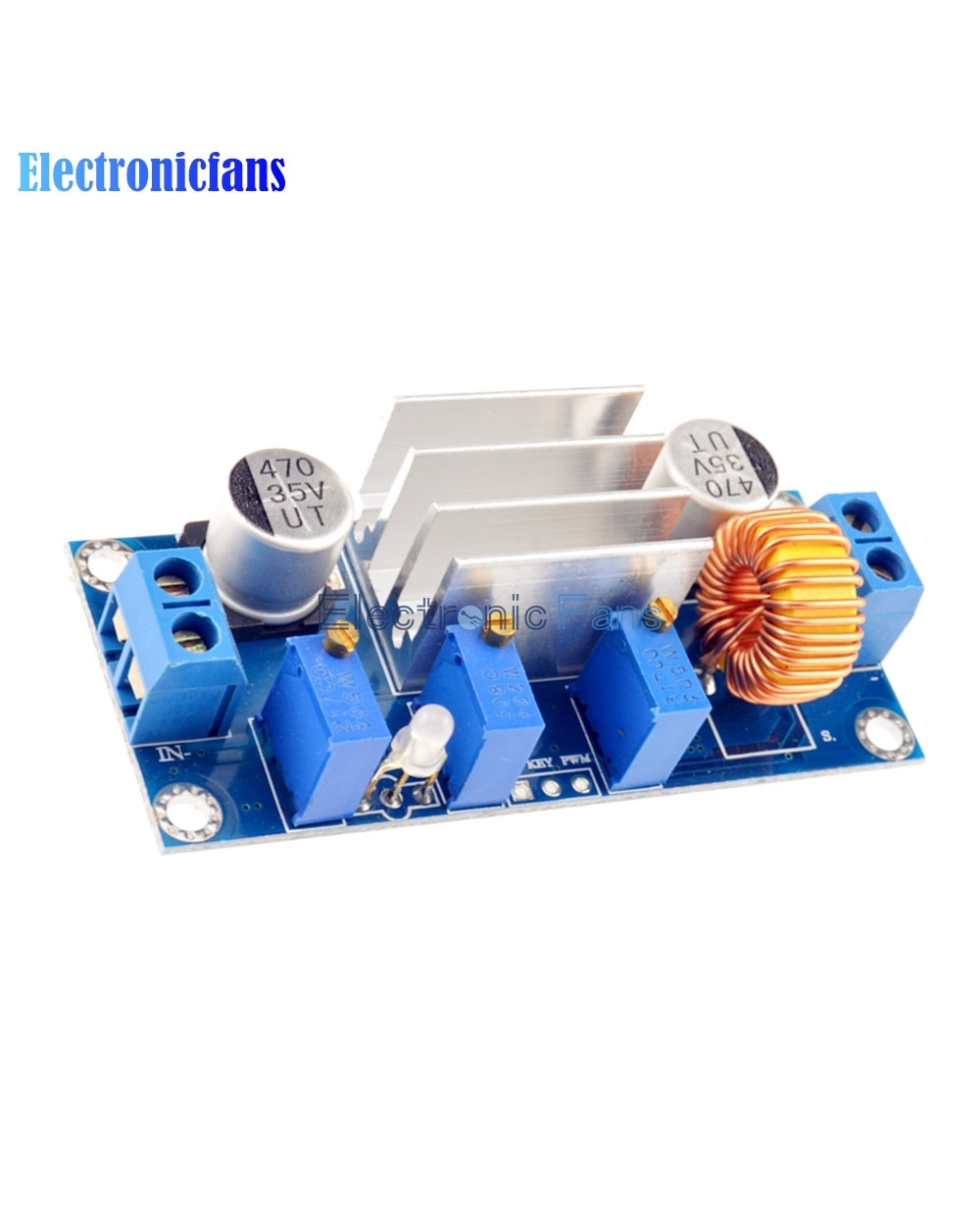 Automatic Protection! 5A Max Dc-Dc Xl4005 Step Down Buck Power Supply Module Adjustable Cc/Cv Lithium Charge Board For front-0