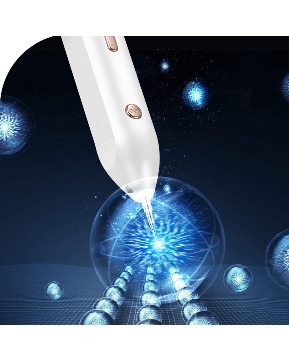 Plasma Pen LCD 9 Levels Tattoo Laser Remover Skin Care Beauty Device Tag Black Dot Wart Spot Dark Mole Removal Pen front-3