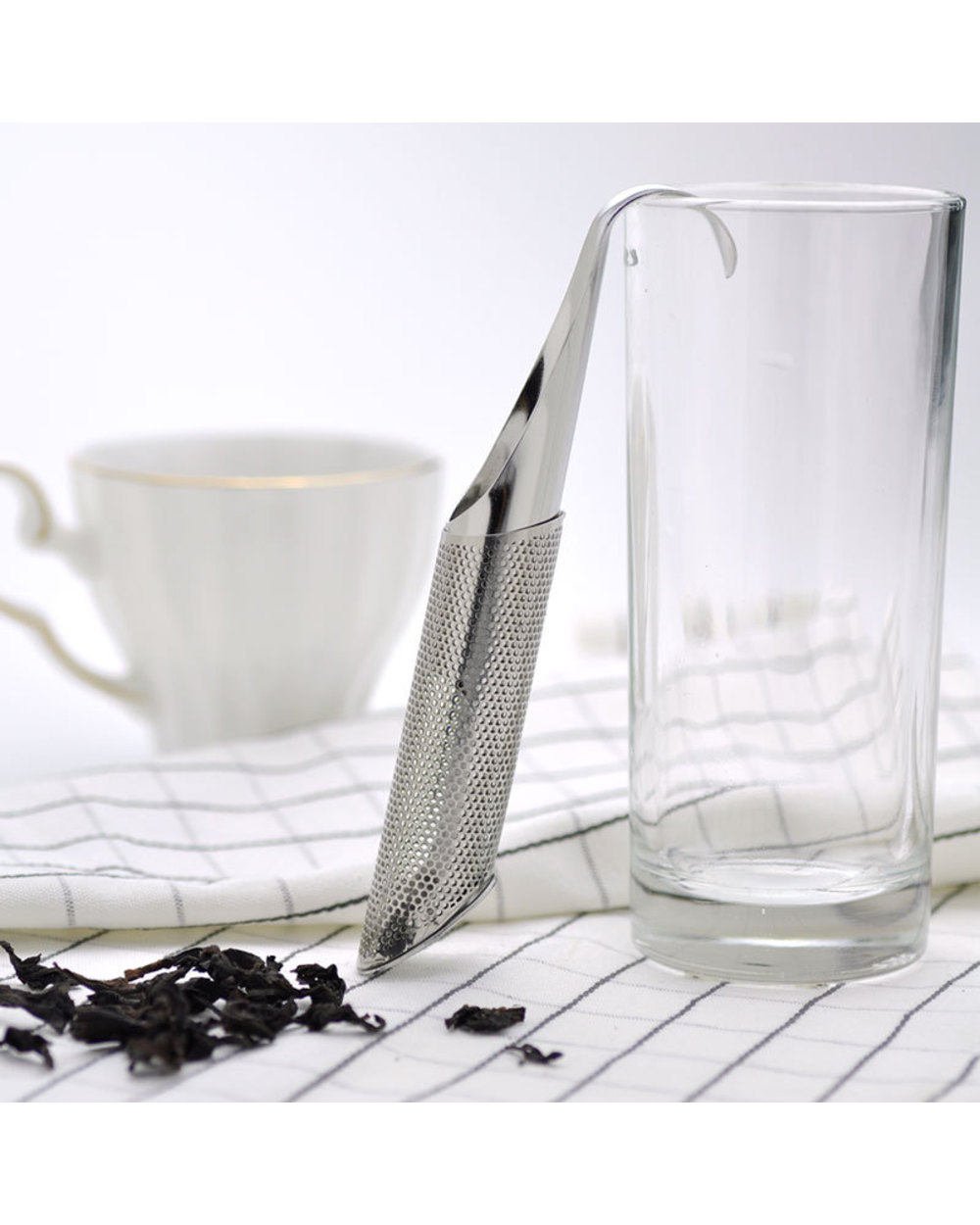 Tea Diffuser Strainer Stainless Steel Infuser Pipe Filter front-2