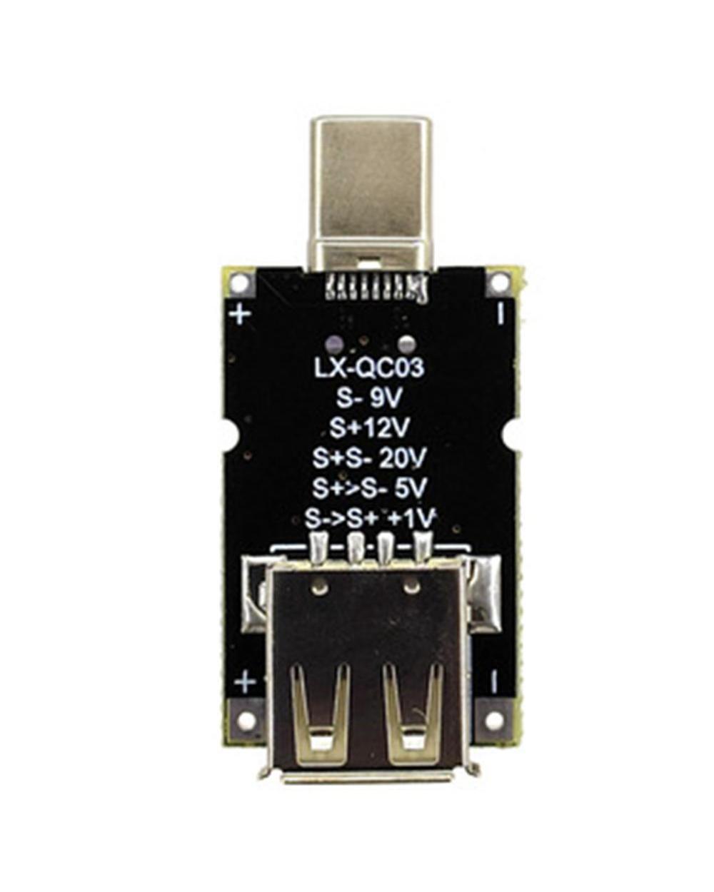 100W 5A Qc Trigger Type-C Usb Qc Decoy Trigger Board 5/9/12/20V Qc2.0/3.0 Trigger Adapter Cable Connection Polling front-5