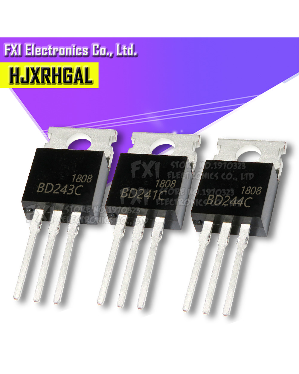 10Pcs Bdw93c To-220 Bdw93 To220 Npn Darlington Transistor Bd241c Bd243c Bd244c Bd911 Bd912 Bdw94c Bdx33c Bdx34c Bdx53c front-0