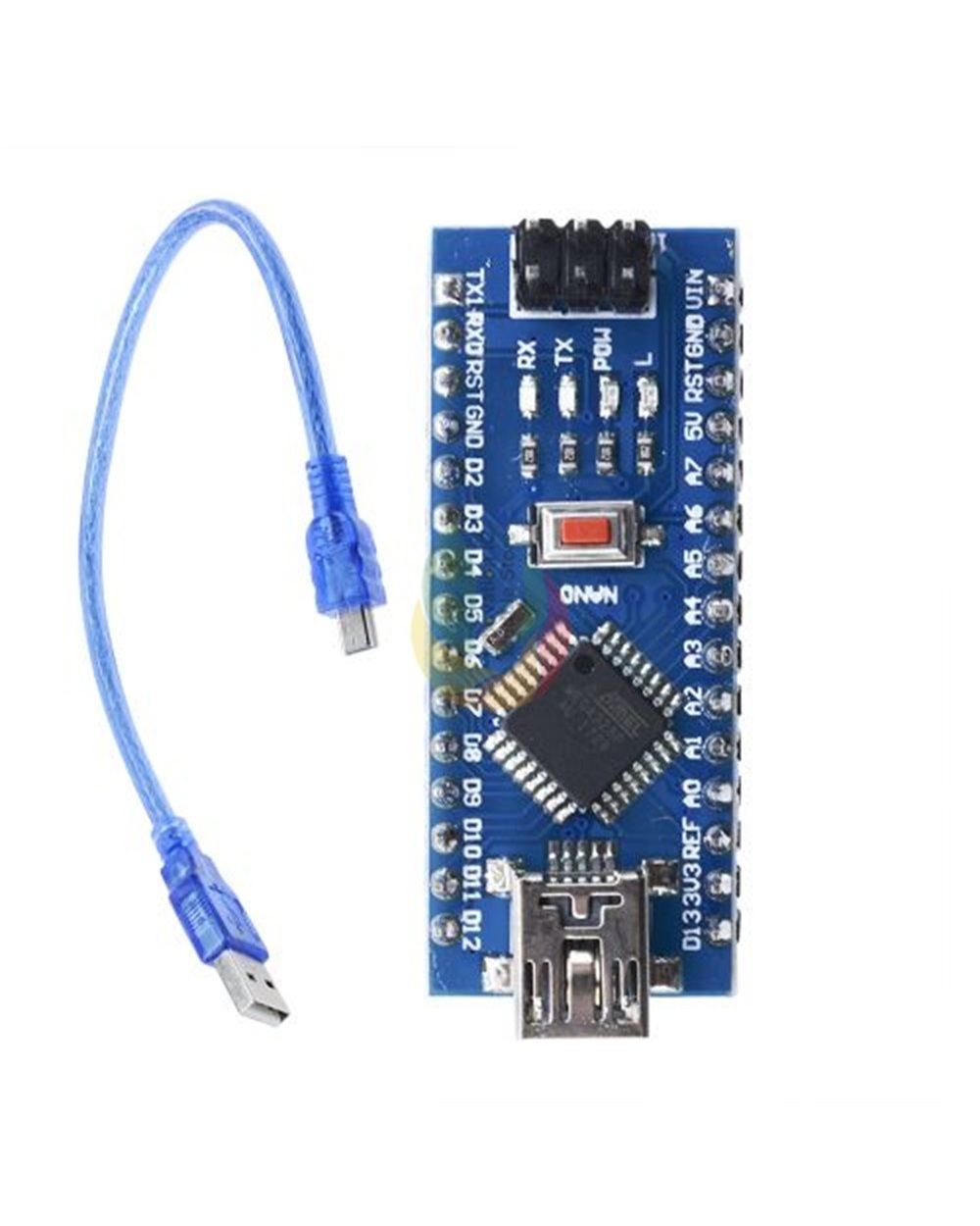 Atmega328p Ch340 Controller For Arduino R3 Compatible Arduino Nano V3.0 Development Board For Pro Mini 328 Atmega328p-Au front-4