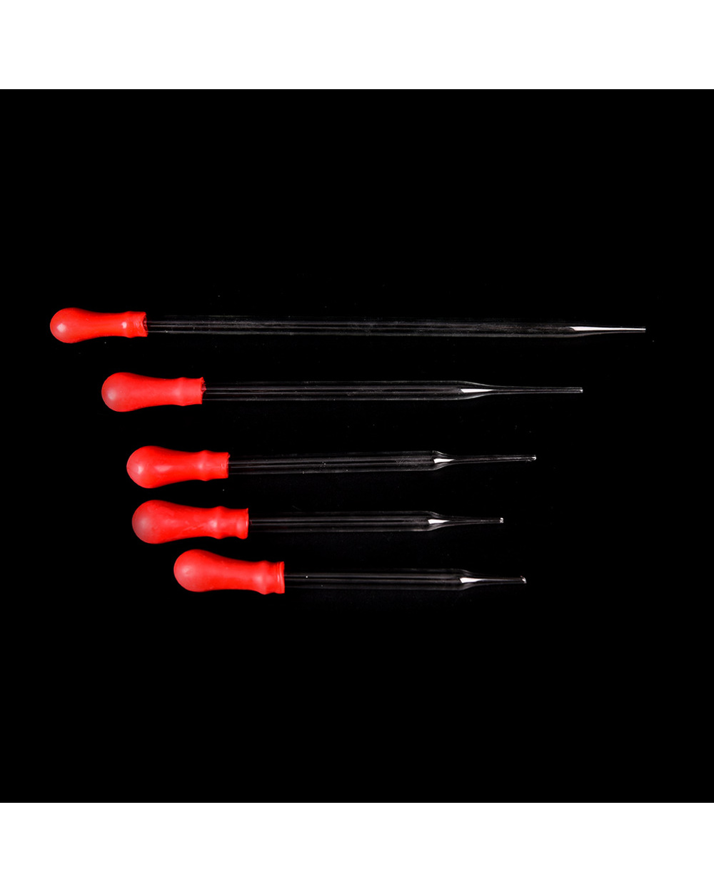 Medicine Dropper Durable Long Glass Experiment Medical Pipette Dropper Transfer Pipette Lab With Red Rub 9Cm/10Cm/12Cm/ front-4