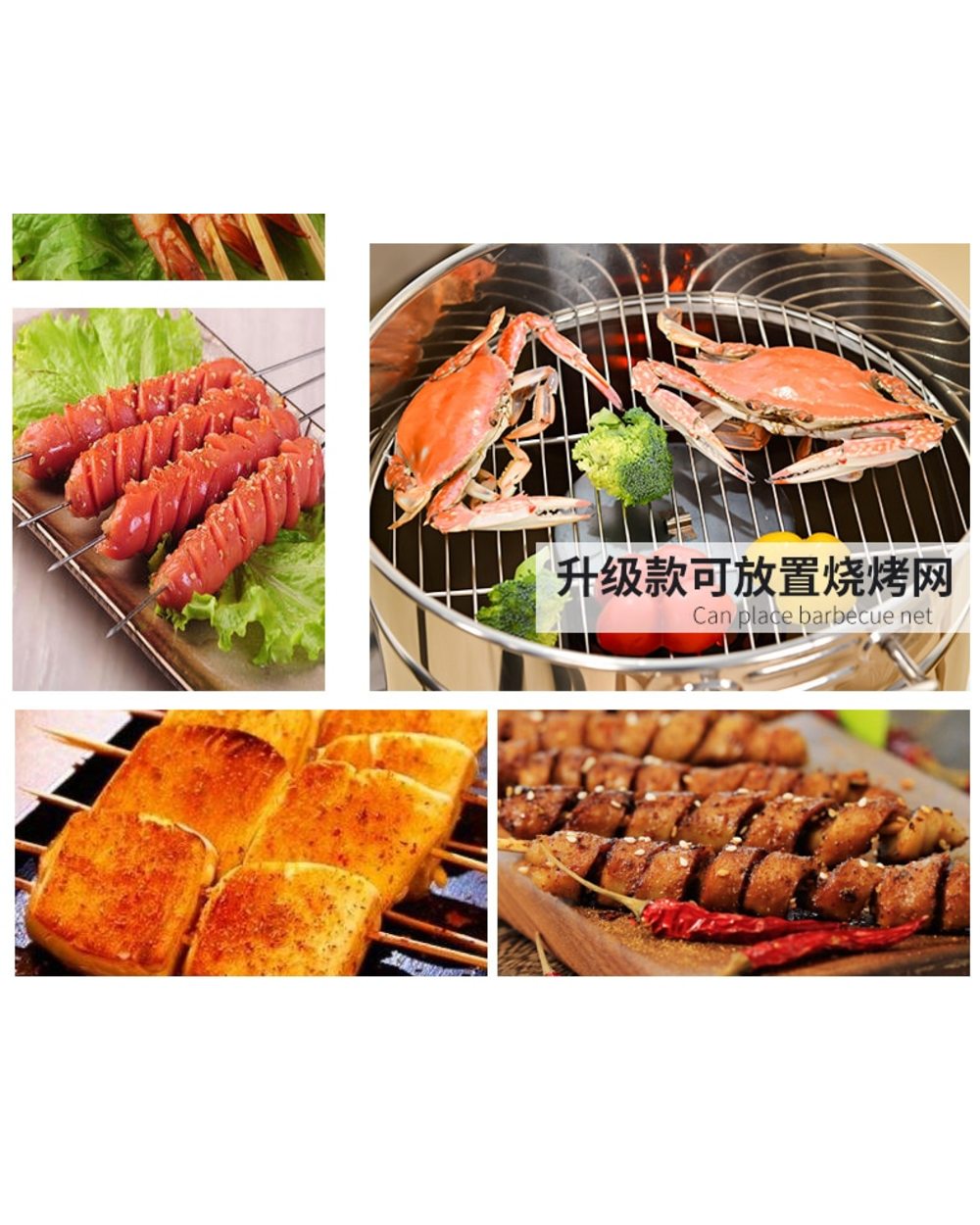 Barbecue Oven Household Charcoal Outdoor Barbecue Grill front-5