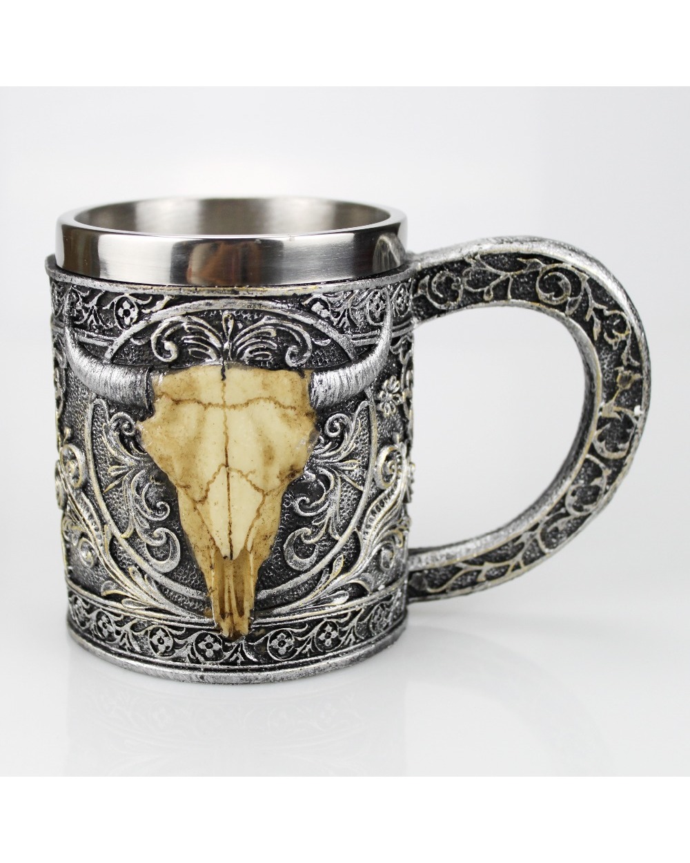 Skull Mug Day Gift front-2