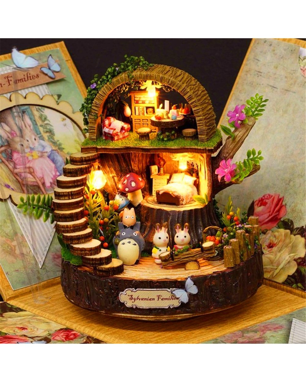 My Neighbor Totoro Music Box DIY Handmade front-0