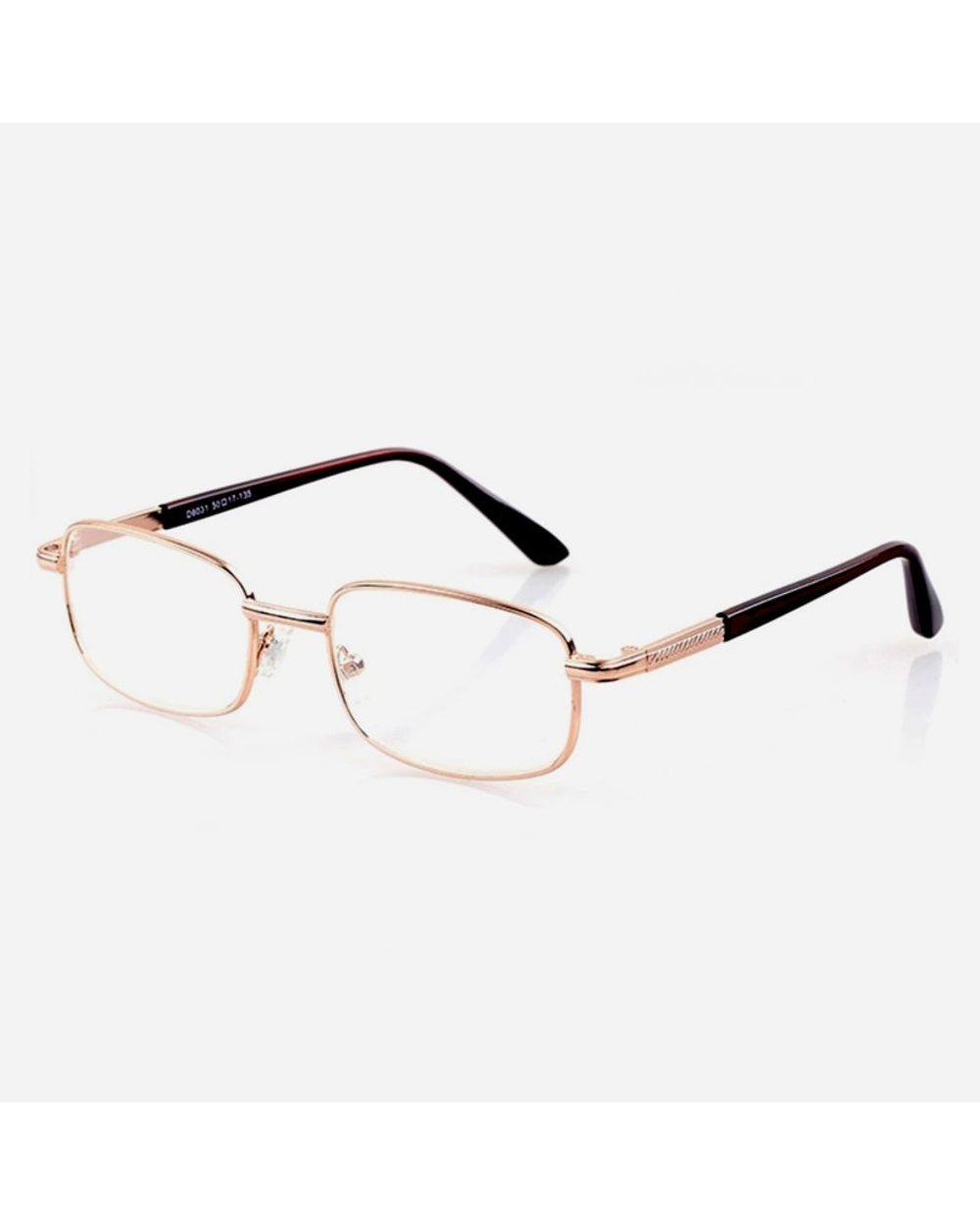 Ahora Men Glass Lens Metal Reading Presbyopia Glasses Anti-Fatigue With 0 +0.5 0.75 1.0 1.25 1.5 1.75 2.0 2.5 2.75 3.0 front-1