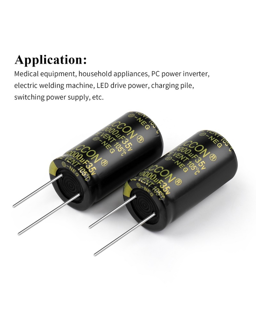 10Pcs Jccon Aluminum Electrolytic Capacitor High Frequency Low Esr 25V 35V 50V 63V 100V 160V 200V 250V 450V 68Uf 4700Uf front-2