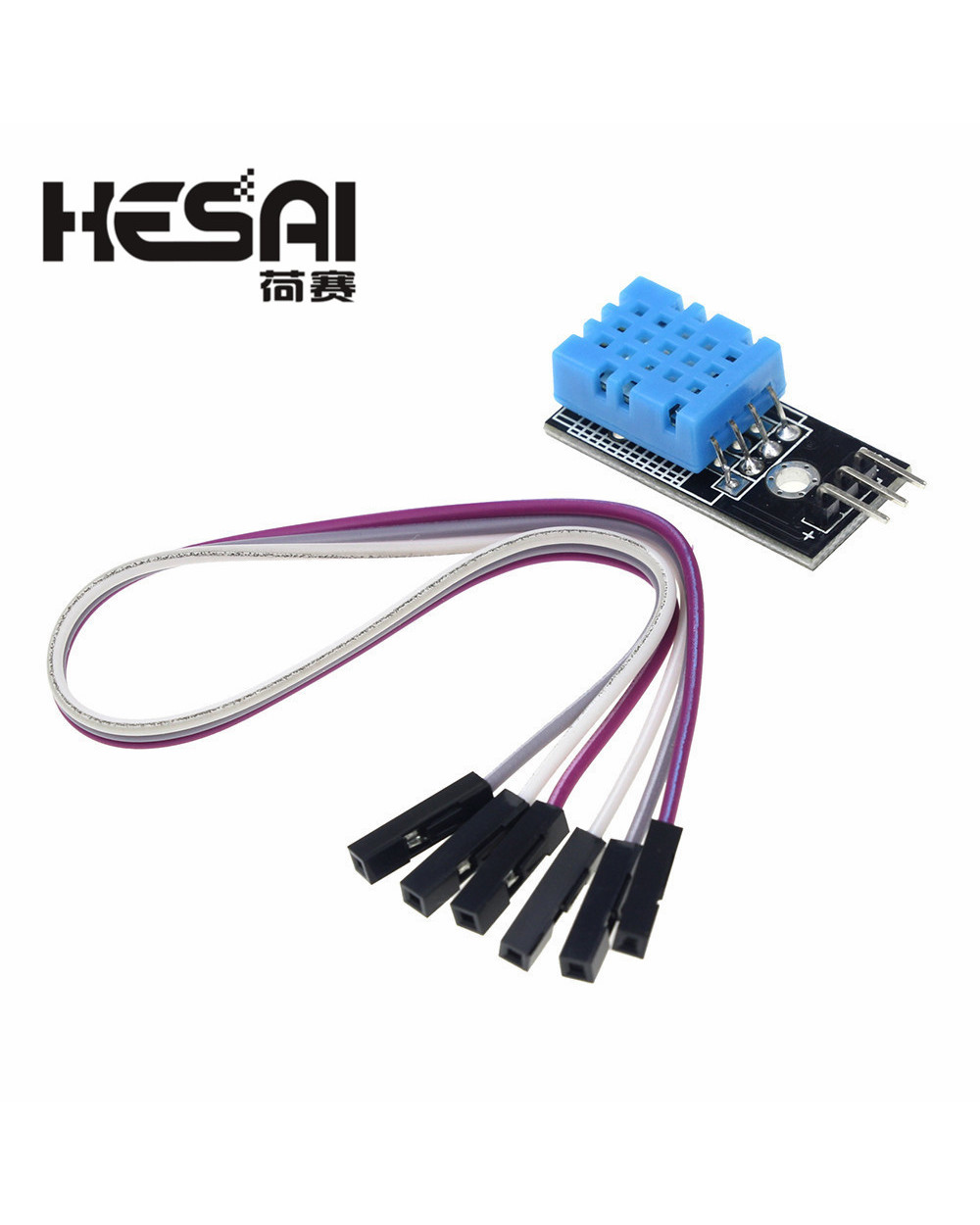New Temperature And Relative Humidity Sensor Dht11 Module With Cable For Arduino Diy Kit front-0