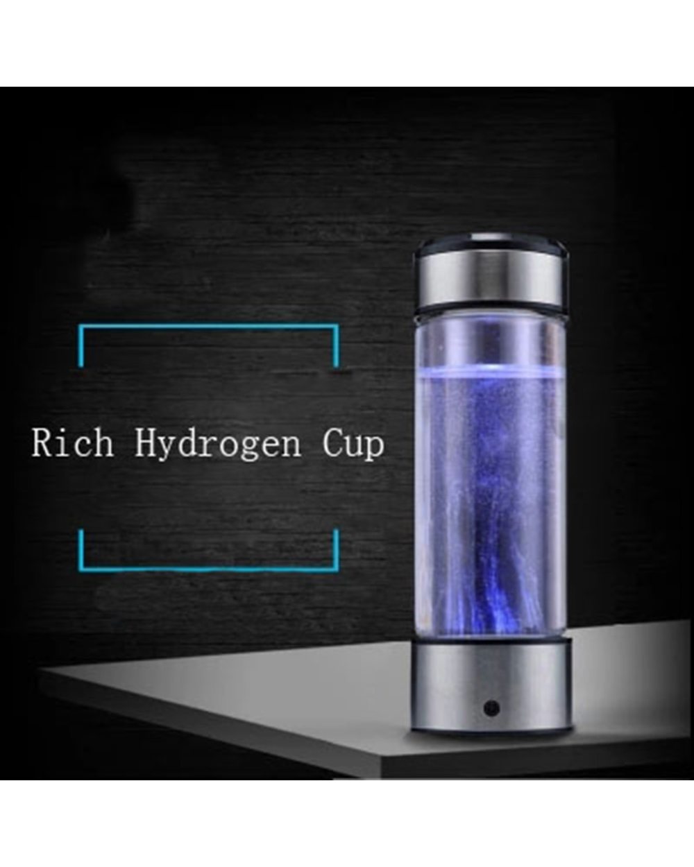 Hydrogen Water Generator Alkaline Maker Rechargeable Portable Water Ionizer Bottle Super Antioxidan Hydrogen-Rich Water front-3