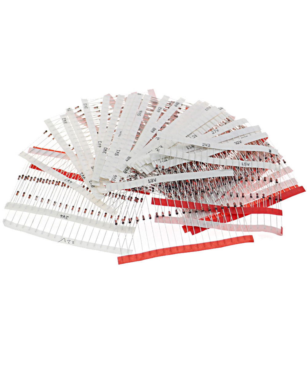 600Pcs 20Pcs Each Value 2V - 39V 30 Values 1/2W 0.5W Zener Diode Assorted Kit Set front-4