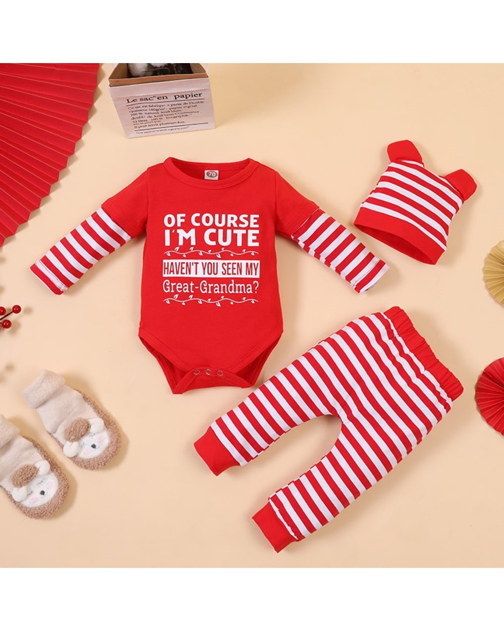 My Great-Grandma Baby Outfit front-0