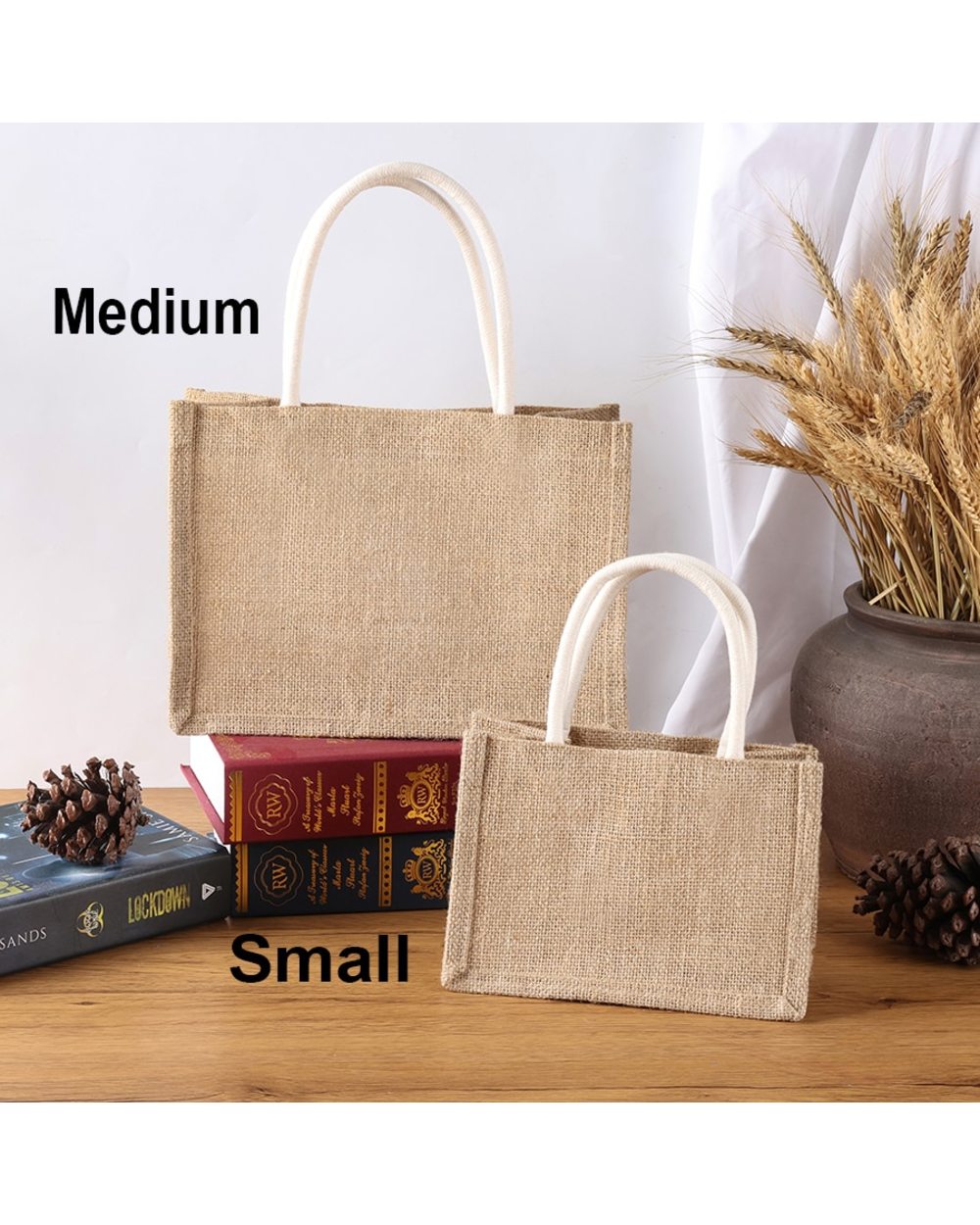 Eco Handbag Tote Reusable Grocery Shopper Bags Eco and friendly accessories front-2