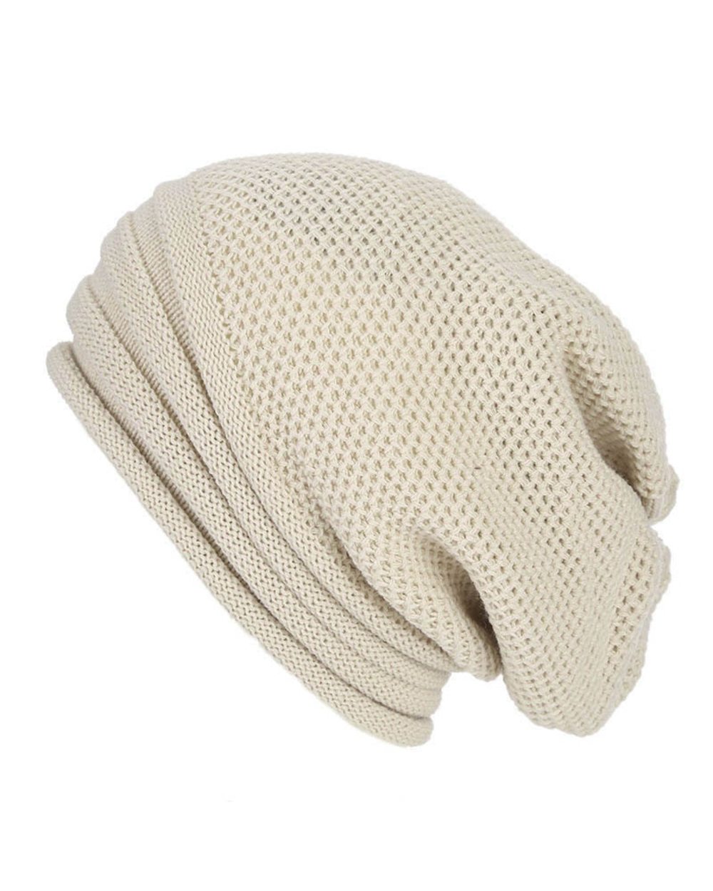 Winter Baggy Slouchy Beanie Hat Wool Knitted Warm Cap For Men Women Nin668 front-0