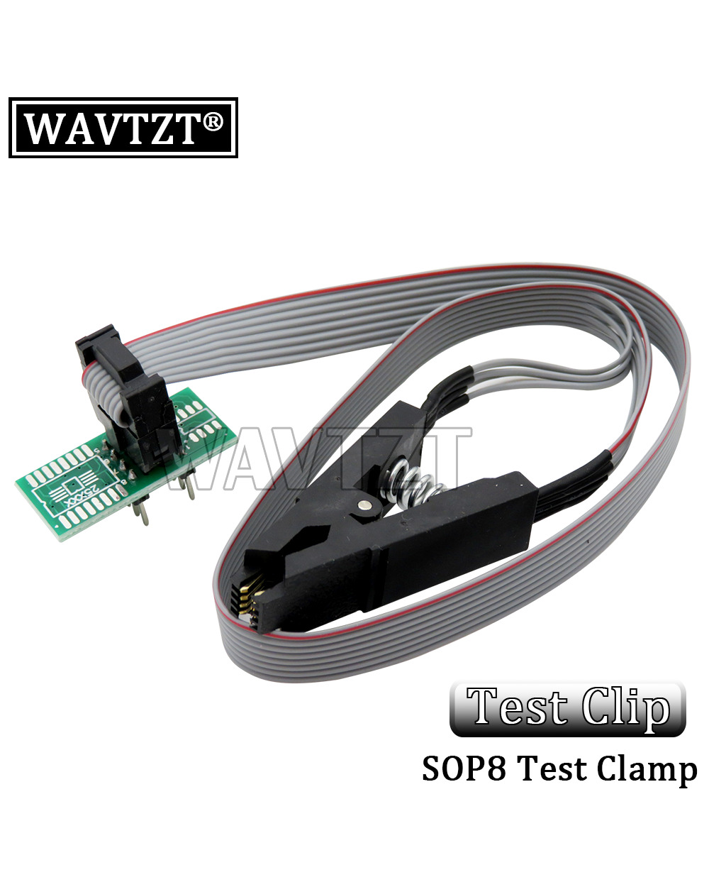 Wavtzt Soic8 Sop8 Sop16 Test Clip For Eeprom 93Cxx / 25Cxx / 24Cxx + Ch341a 24 25 Series Eeprom Flash Bios Usb Programm front-2