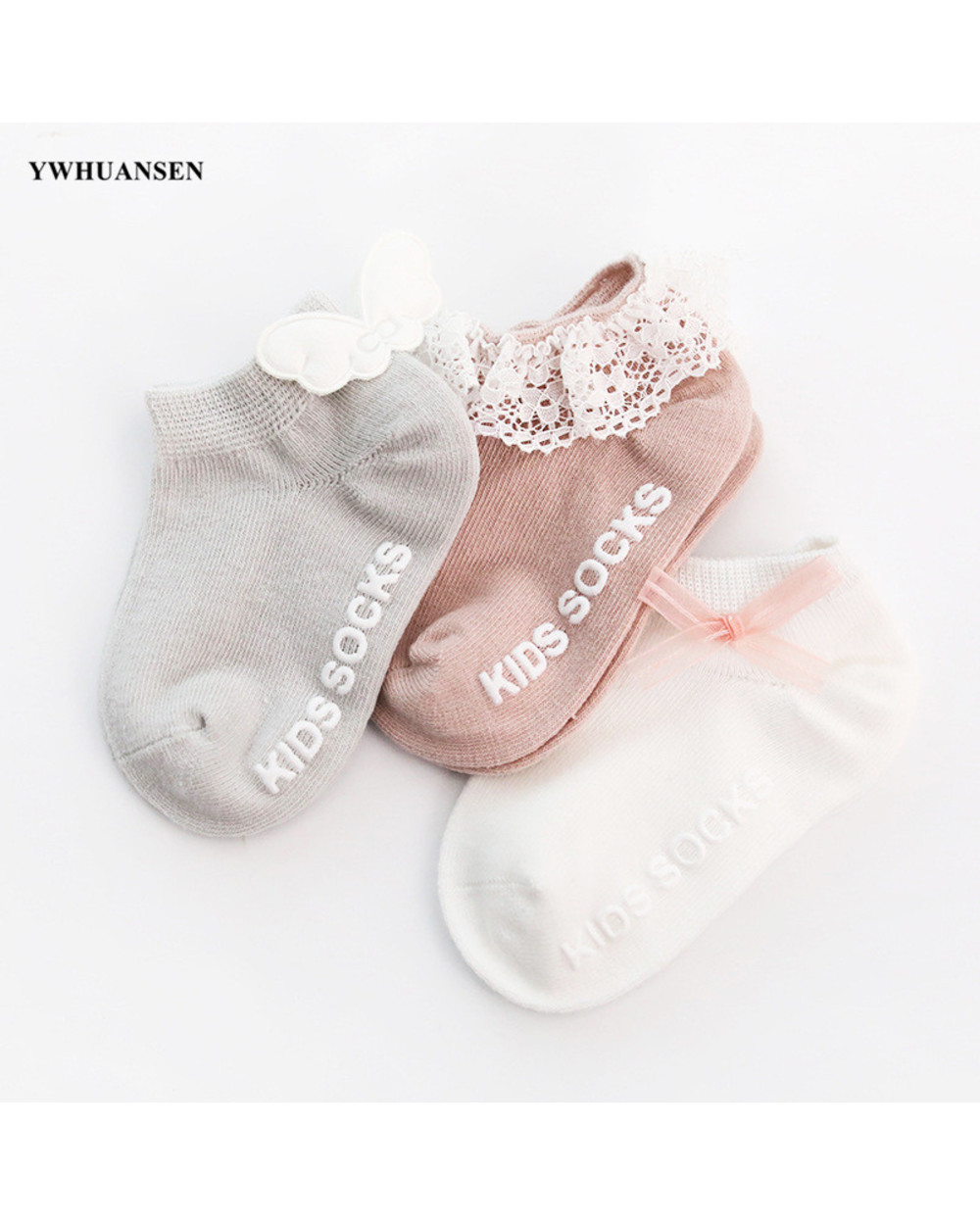 3 Pairs/Lot 0 To 24M Spring Summer Baby Socks Solid Color Infant Baby Floor Socks Soft Cotton Anti-Slip Boat Socks For front-4