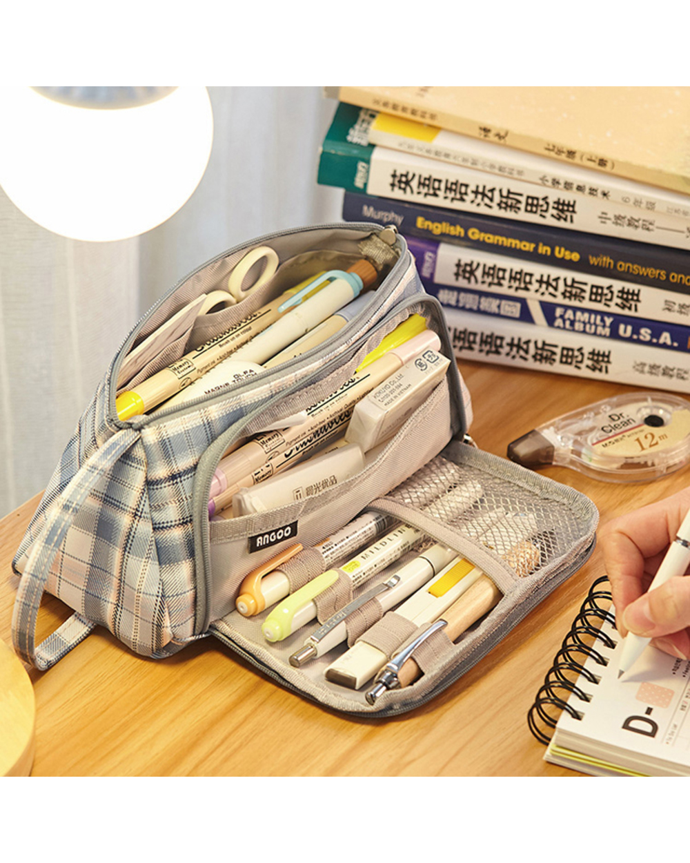 Lovely Pencil Case Kawaii Large Capacity Pencilcase School Pen Case Portable Pencil Bag Pencils Pouch School Pen Box St front-0