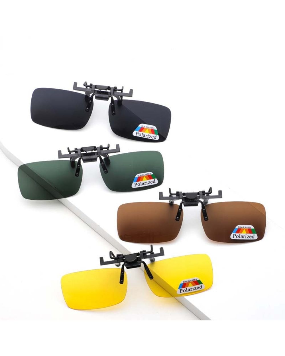 Seemfly Sunglasses Clip For Myopia Glasses Sunglasses Glasses Polarized Clip Driving Ultra-Light Fashion Different Sizes front-1