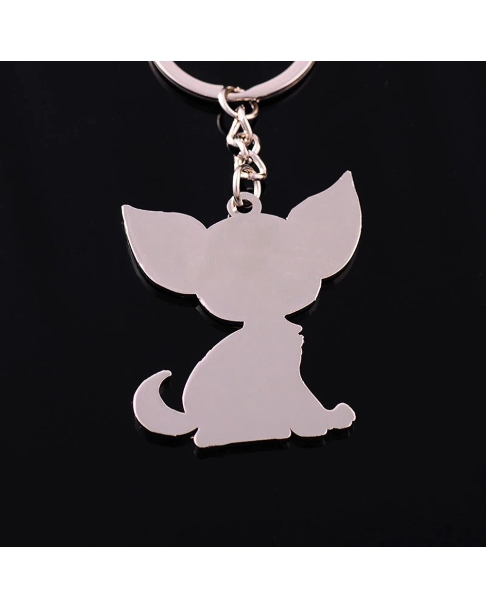 Chihuahua keychain for women dog key chain key holder high quality cute portachiavi chaveiro llaveros hombre bag charm front-3