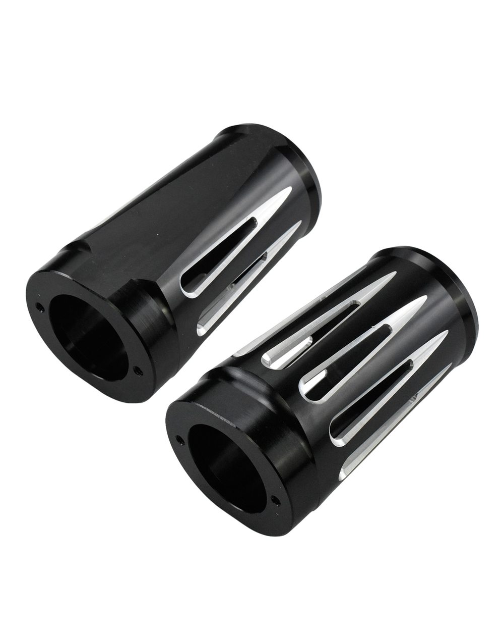 Motorcycle Front Fork Boot Slider Covers Black For Harley Touring Road King Electra Street Glide 1980-2012 2013 front-4