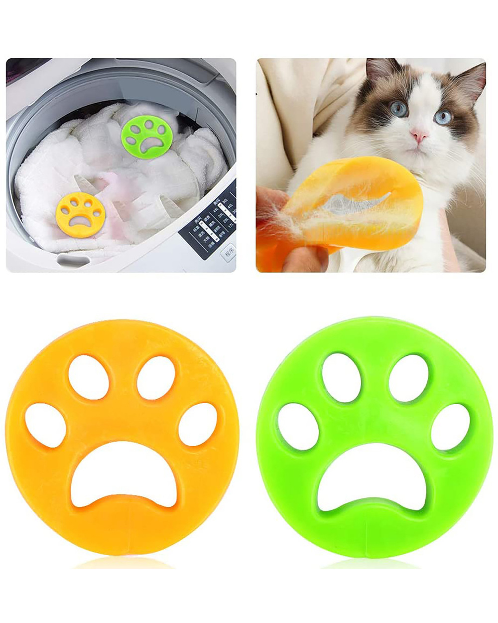Pet Hair Remover Brush For Washing Machine Laundry Sofa Adsorb Remove Pet Dog Hair Reusable Sticky Cat Hair Cleaning Su front-0