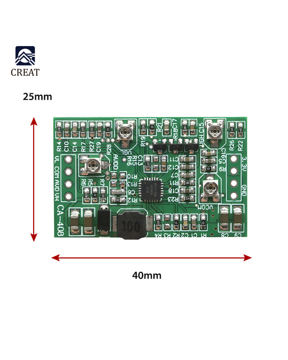 Ca-508 Ca-408 4 Channel Adjustable Booster Board Module Lcd Screen Tcon Board Tft Backlight Driver Step Up Tcon Board front-5