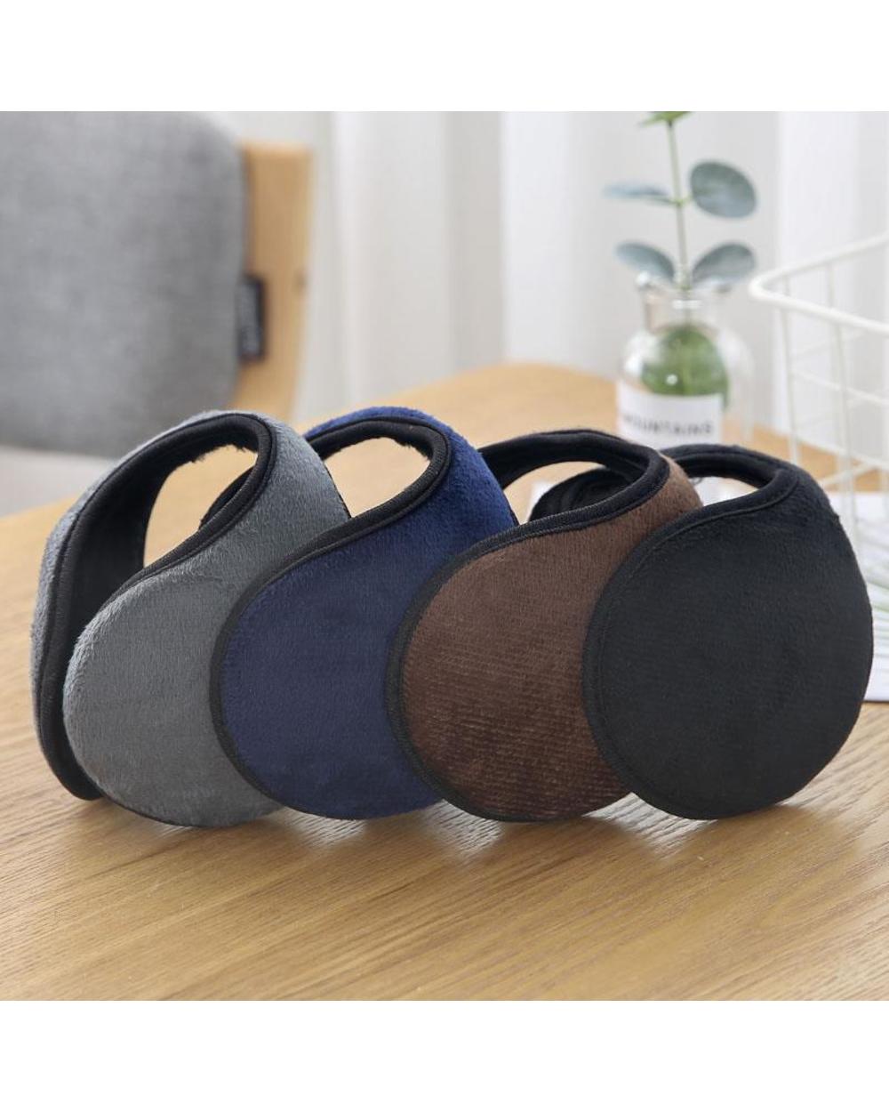 Windproof Earmuffs Men Women Ear Warm Protector Thicken Plush Winter Warm Fleece Earmuff Outdoor Cycling Warmer Soft Ea front-1