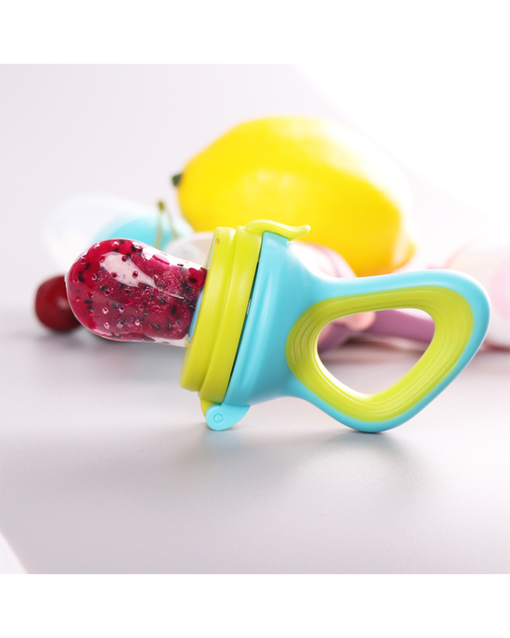 Newborn Pacifier Food Nibble Baby Pacifiers Feeder Kids Fruit Pacifier Feeding Safe Kids Training Nipple Teat Pacifier front-2