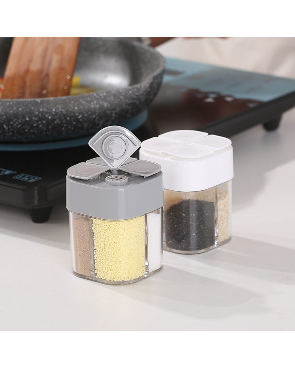 Spice Jar Salt And Pepper Shakers Spice Container Set