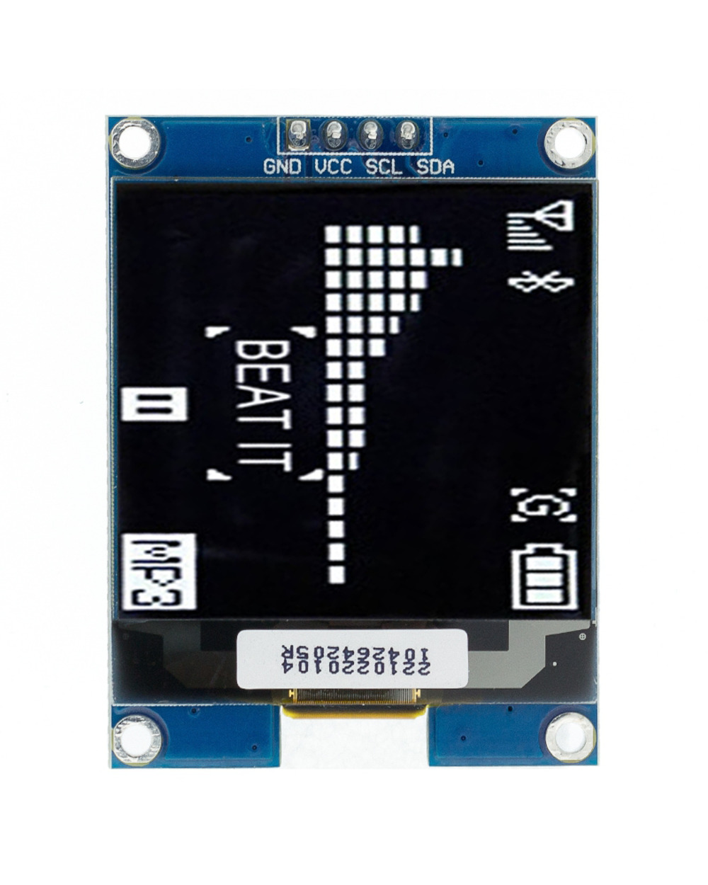 1.5 Inch 128X128 Oled Shield Screen Module For Raspberry Pi For Stm32 For Arduino front-1