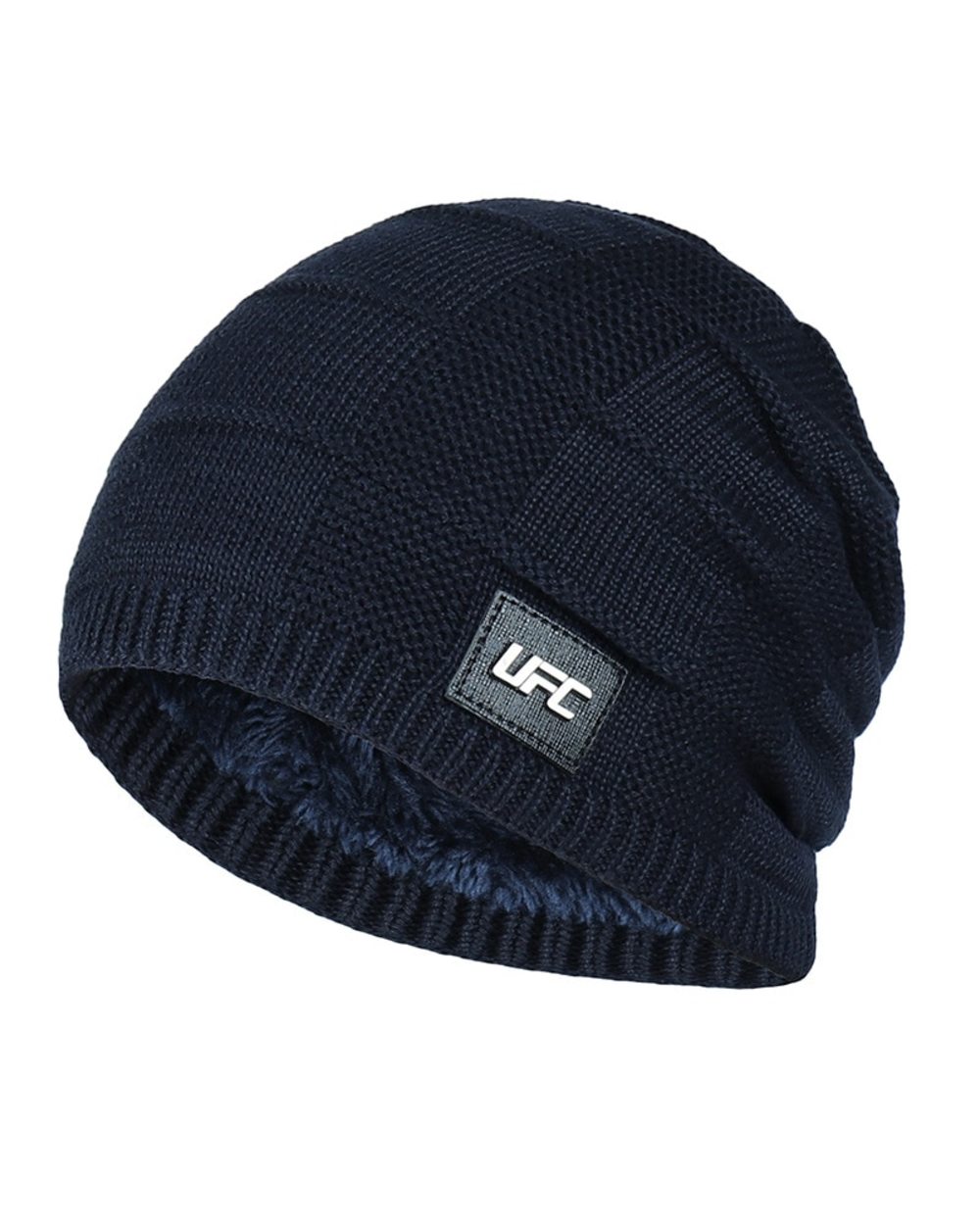 Winter Warm Plus Velvet Running Caps Men Women Protect Ear Knitted Hats Ski Outdoor Hiking Cycling Earmuffs Thicken Pil front-1