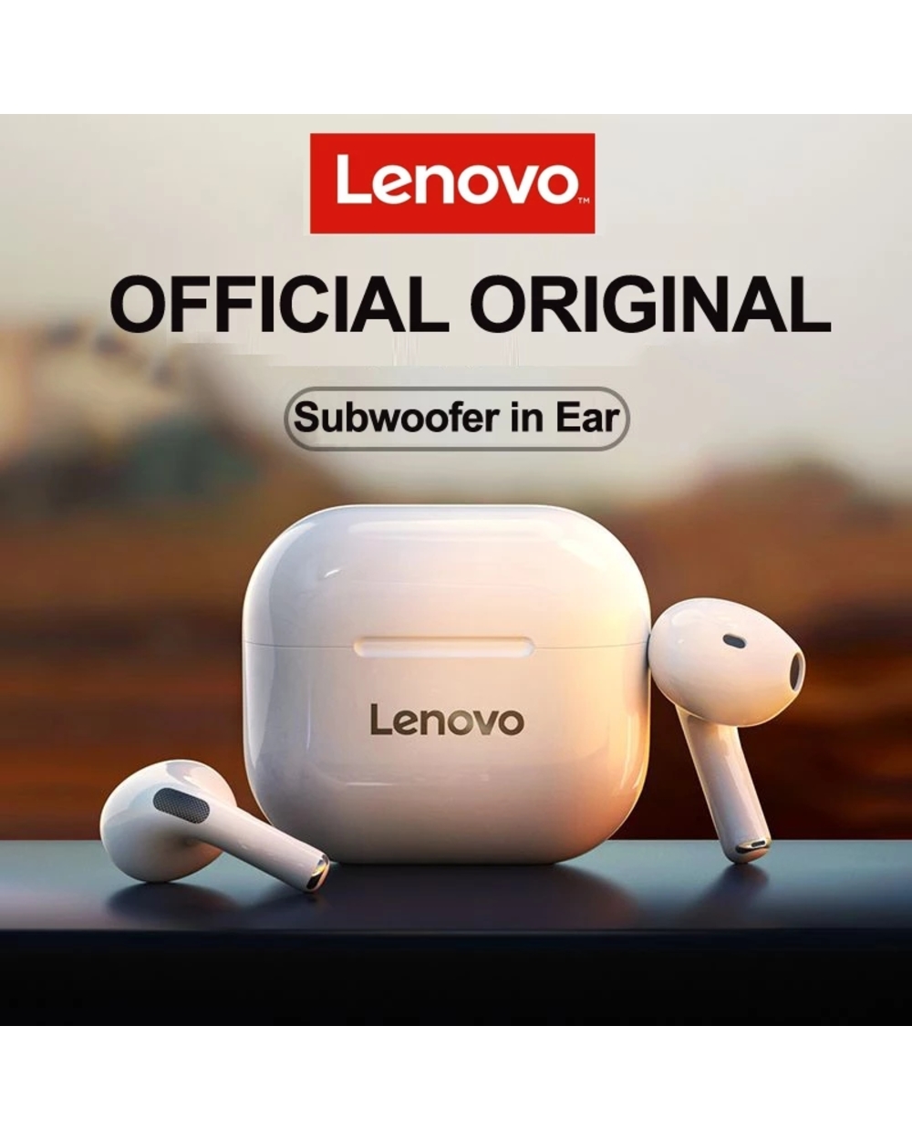 Buy New Original Lenovo Wireless Earphone At Cheap Price front-0