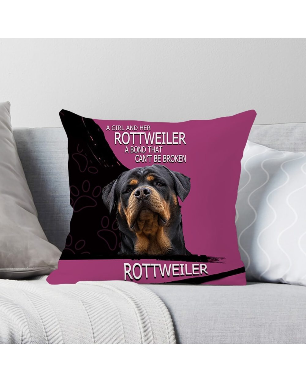Pitbull To Haters Cushion Cover Animal Pillow Cover for Home Decorative Pillows Sofa Car Cushion Polyester Pillow Case front-1