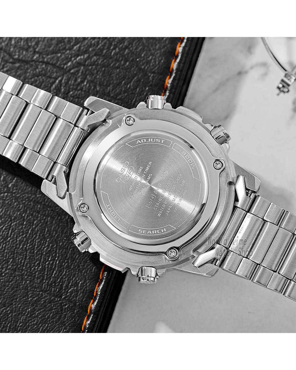 Casio watch wrist watch men top brand luxury set quartz watch 30 meters water resist men watch military Watch AMW880 front-3