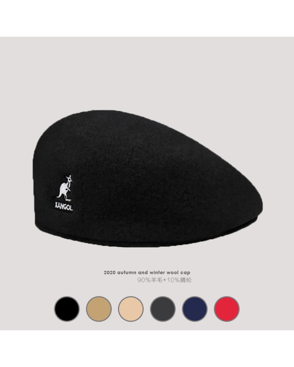 2021 New Women Wool Beret Hat Women Korean Versatile Forward Hats Warm Walking Hat Ladies Solid Color Casual Winter Pai front-0