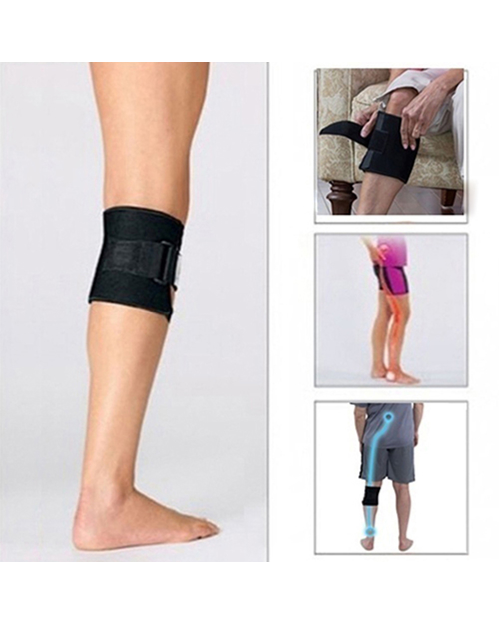 Tourmaline Self Heating Knee Pads Magnetic Therapy Kneepad Pain Relief Arthritis Brace Support Patella Knee Sleeves Pads front-1