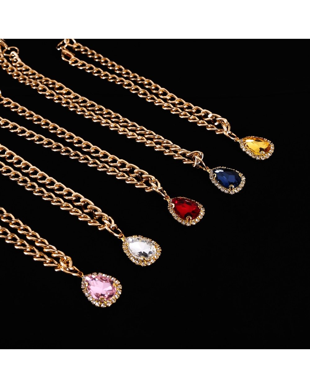 Cat Necklace Collar Mental Golden Mainecoon front-4