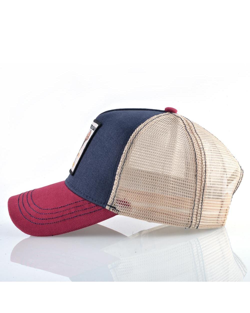 Eagle Embroidery Baseball Caps Hip Hop Hats Men Snapback Breathable Mesh Bones Fashion front-2